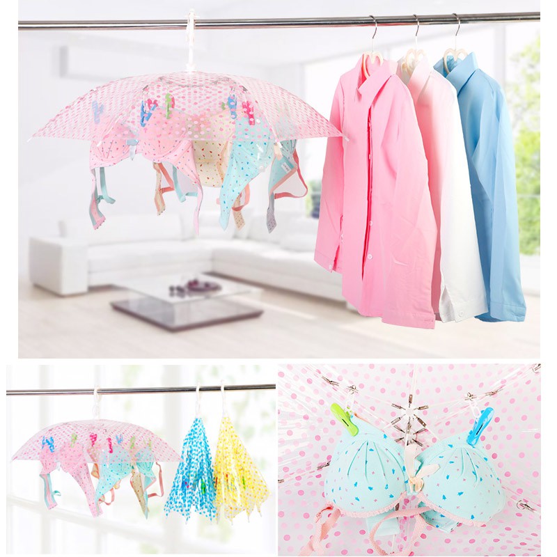 Gantungan Underwear Bra Hanger Closet Organizer model Payung Doky