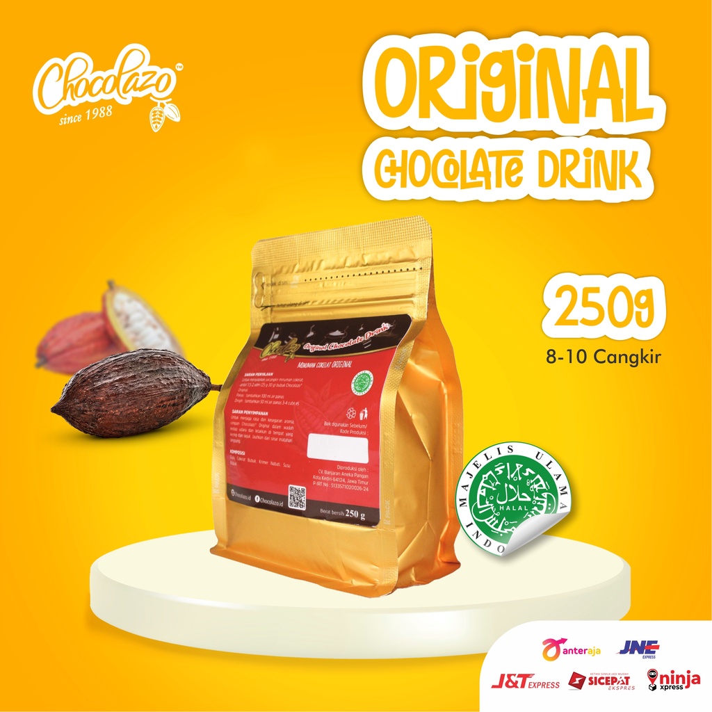 

Coklat Bubuk Premium Original Chocolate Drink 250g Bubuk Minuman Dark Cokelat Siap Seduh Chocolazo