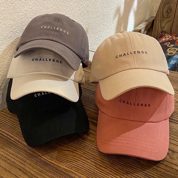 TERLARIS COD Topi Baseball Bordir Gaya Korea Pria Wanita Reclusive Challenge