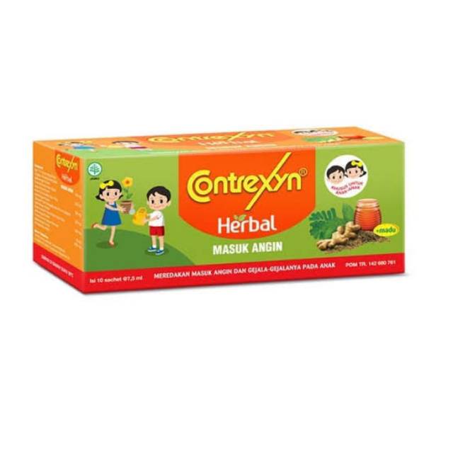 Contrexyn Herbal Masuk Angin 1 Box Isi 10 Sachet Shopee Indonesia