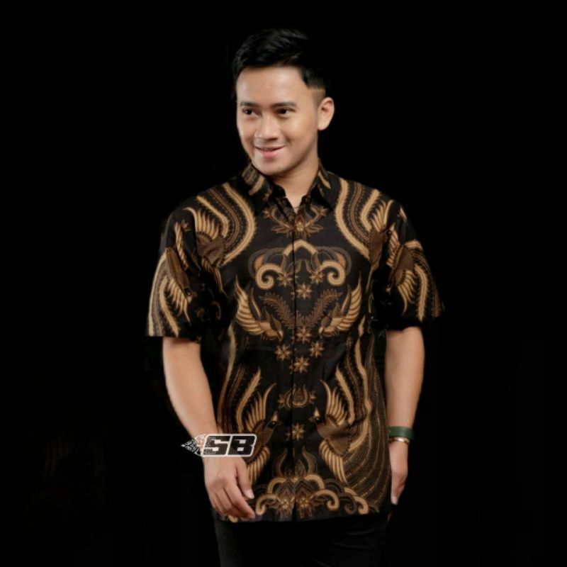 KEMEJA BATIK PRIA LENGAN PANJANG BIG SIZE JUMBO M.L.XL.XXL.3L.4L.5L.6L.7L.8L