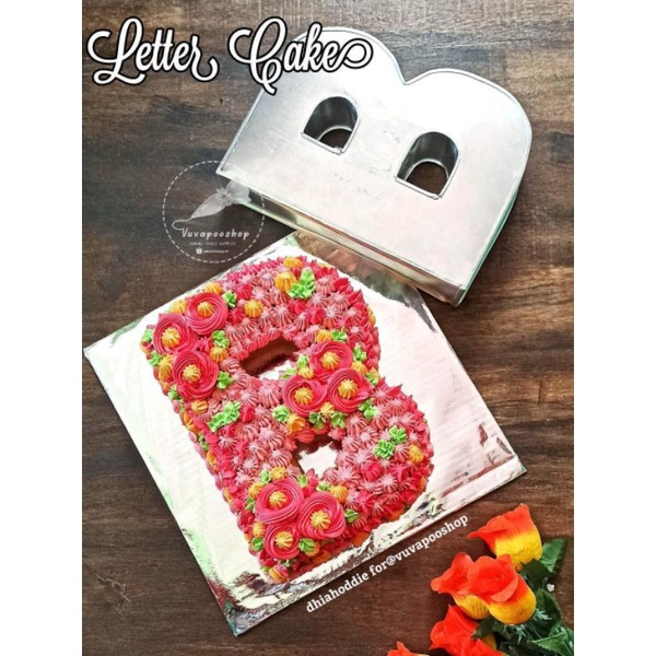 Loyang Alphabet Huruf / Loyang Abjad / Loyang Kue Huruf Abjad A-Z