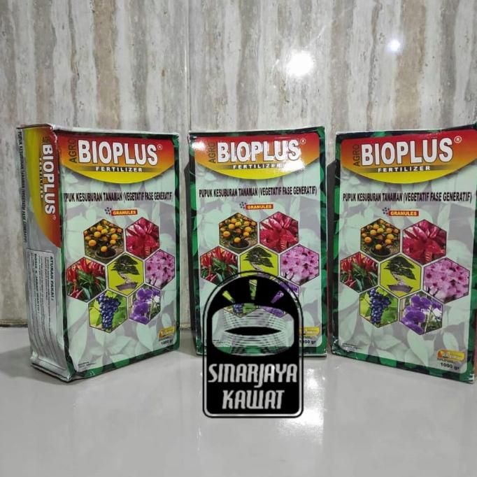 PUPUK BIOPLUS TAIWAN KEMASAN 1KG TERLENGKAP Kode 985