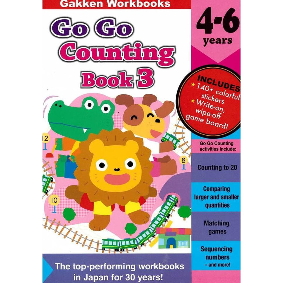 Gakken Workbooks 4-6 Years Counting Book Work Book Gakken