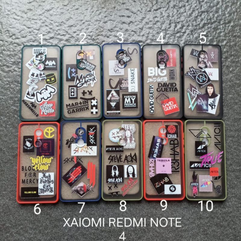 Case gambar Xiaomi redmi Note 4 . Redmi Note 4X motif cowok ( 5 motif ) soft softcase softshell silikon cover casing kesing housing