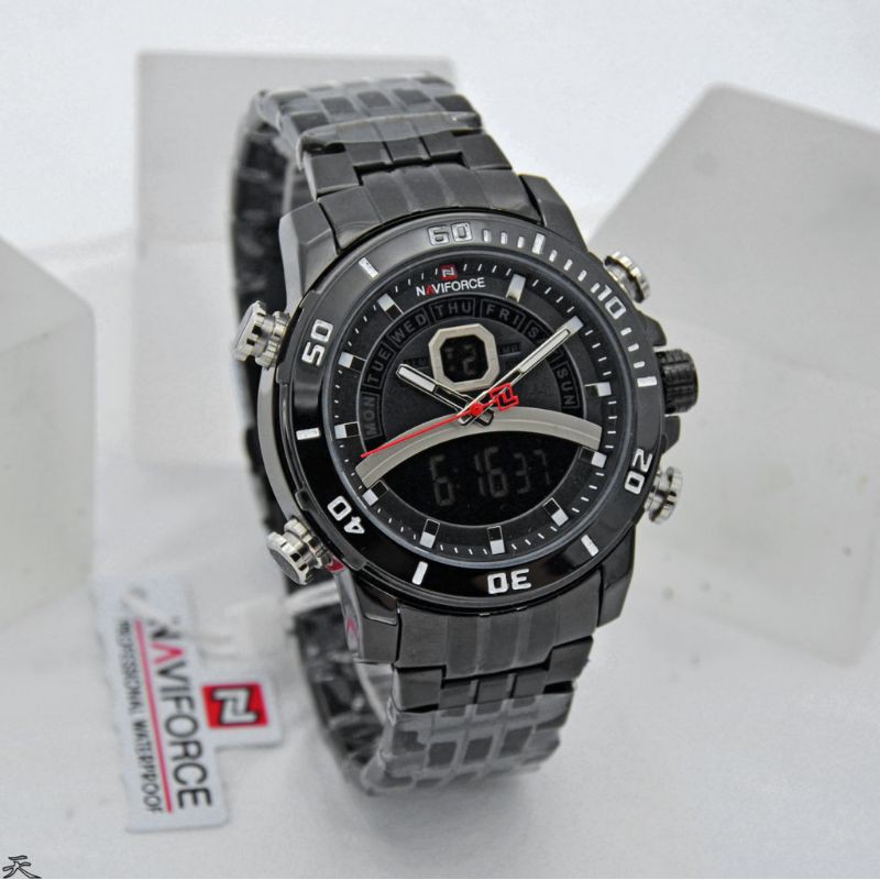 Jam Tangan Pria Naviforce Original NF9181MB Rantai Garansi 1 Tahun