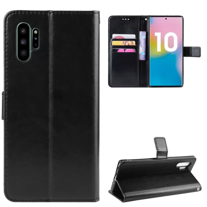 SAMSUNG NOTE 10 NOTE 10 PLUS  NOTE 10 LITE CASE FLIP LEATHER COVER BOOK STANDING KULIT BUKU SILIKON KARET SOFTCASE NOTE 10+