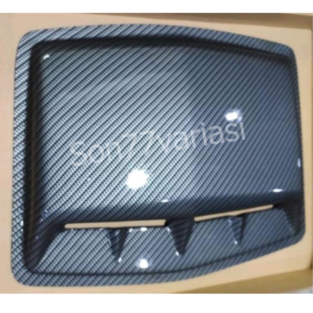 Air flow kap mesin mini carbon universal rush terios brio Pajero fortuner xpander triton