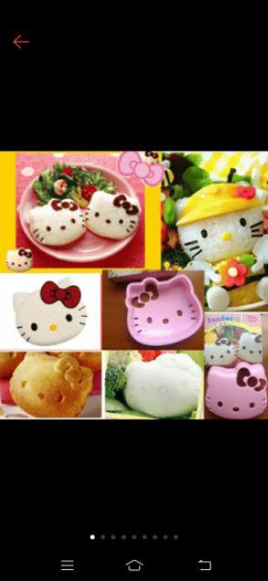 Pencetak Cetakan Roti Sandwich Mold Motif Karakter Hello Kitty - X116