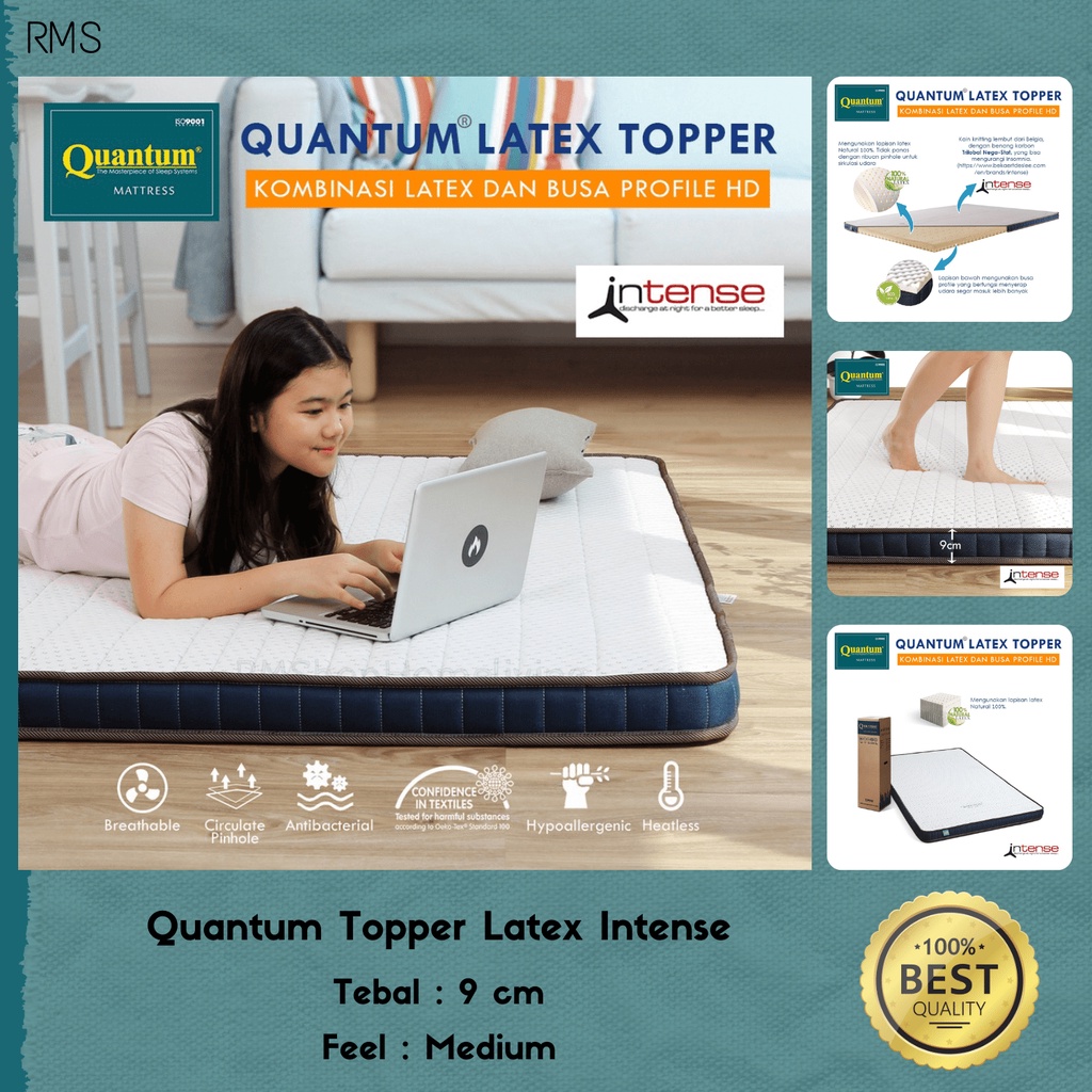 Quantum Topper Latex 9cm Intense / Topper Latex / Topper Matras / Matras Latex / Kasur