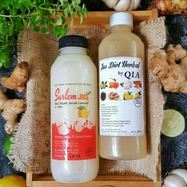 

Paket Diet SARLEMJUS (Sari Lemon Murni dan Jus Diet)