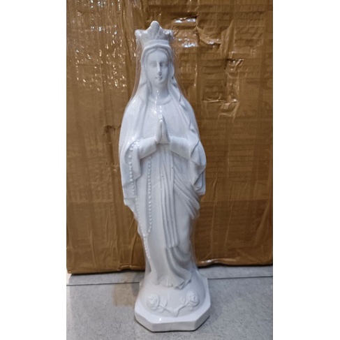 Patung Maria Lordes Putih 30cm (5144) - Patung Maria - Patung Maria Lordes - Patung Maria Putih