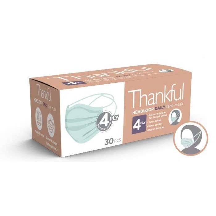 

TERLARIS !!! MASKER THANKFUL HEADLOOP 30'S