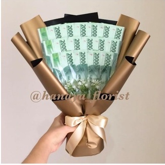 Buket uang 20ribu money bouquet total 180ribu