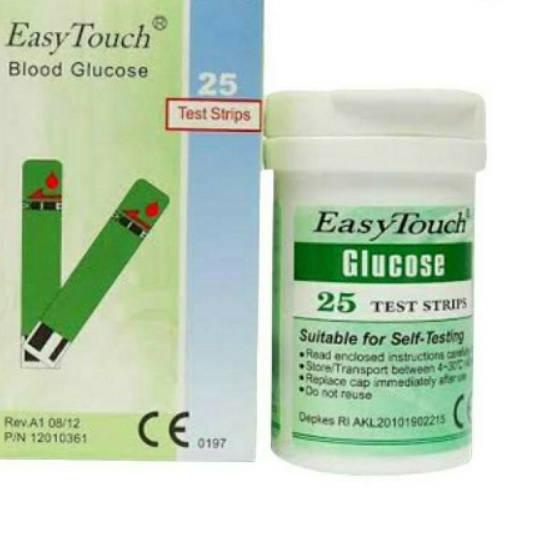 ☇ Easy Touch Strep Gula darah / Strip Easy Touch Glucose / Gula darah / Strip gula darah / Strip gul