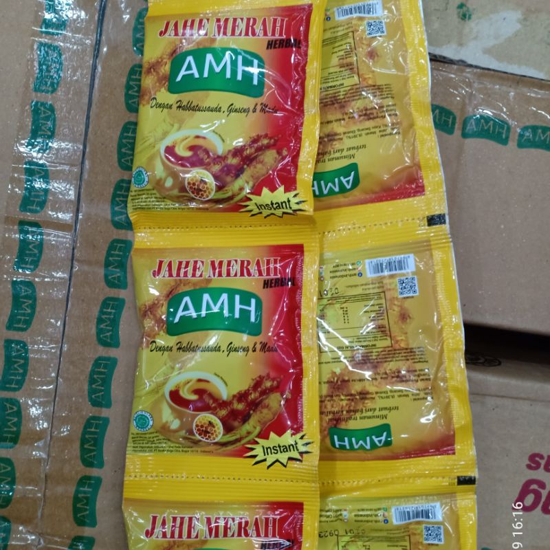 

[GROSIR] AMH JAHE MERAH RENCENG ISI 10 SACHET