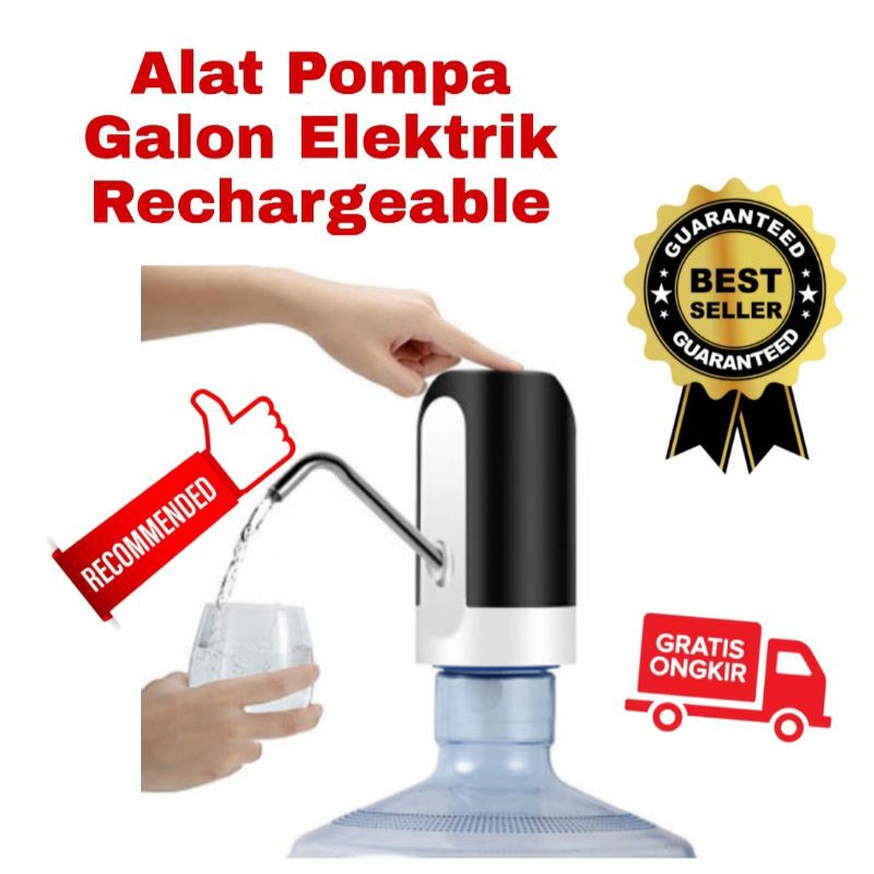 Pompa Air Galon Rechargeable smart wireless pumping
