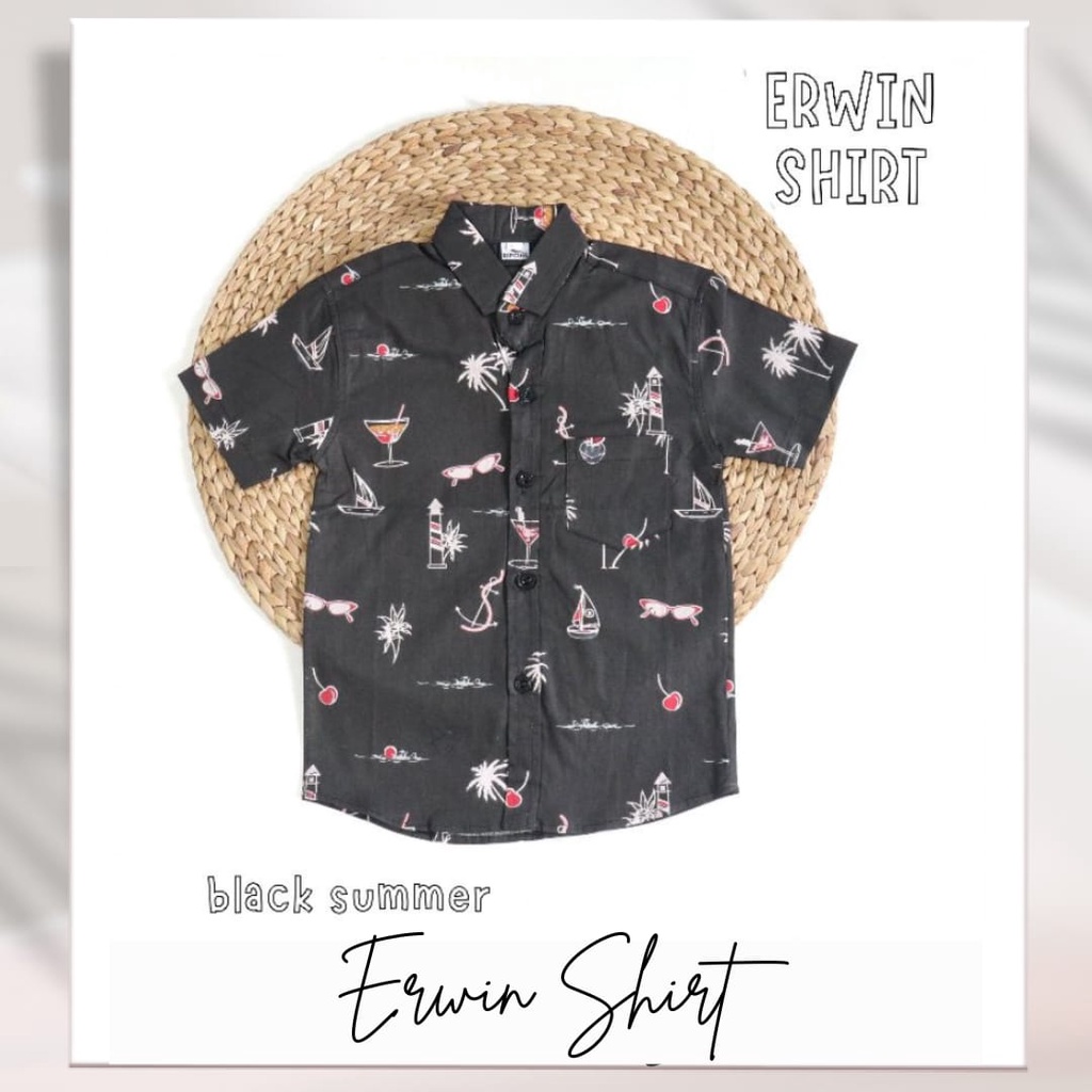 ERWIN SHIRT KEMEJA ANAK LAKI LAKI COWOK 2345 TH