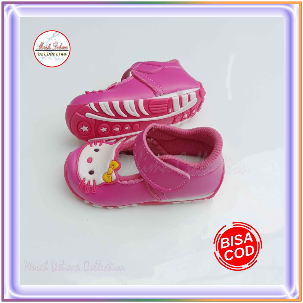 SEPATU BABY PEREMPUAN HELLO KITTY LUCU