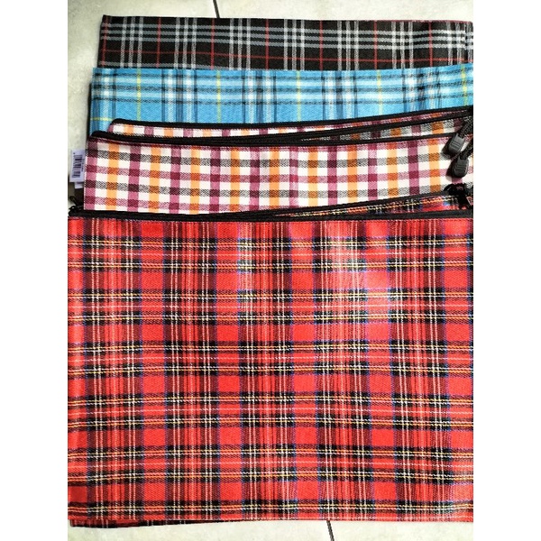 

Map Kain resleting/ziper Bag ukuran A4