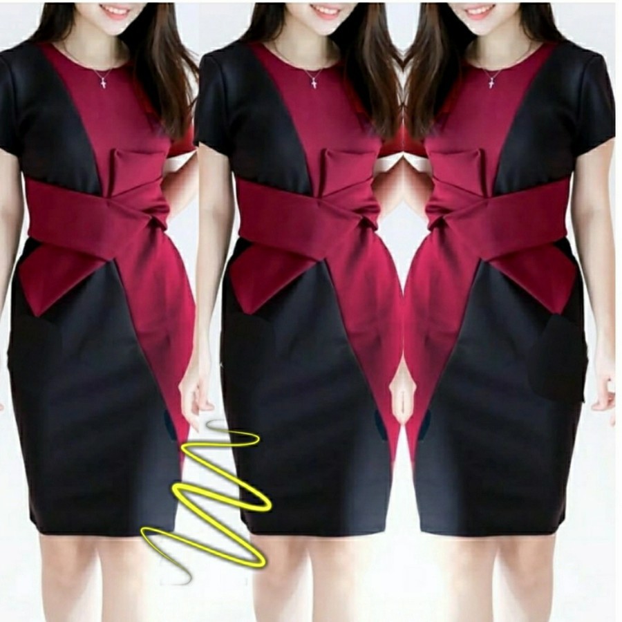 Dress Wanita Terbaru Model 2020 / Baju Wanita Best Seller / Baju Natal Modern pesta kondangan party