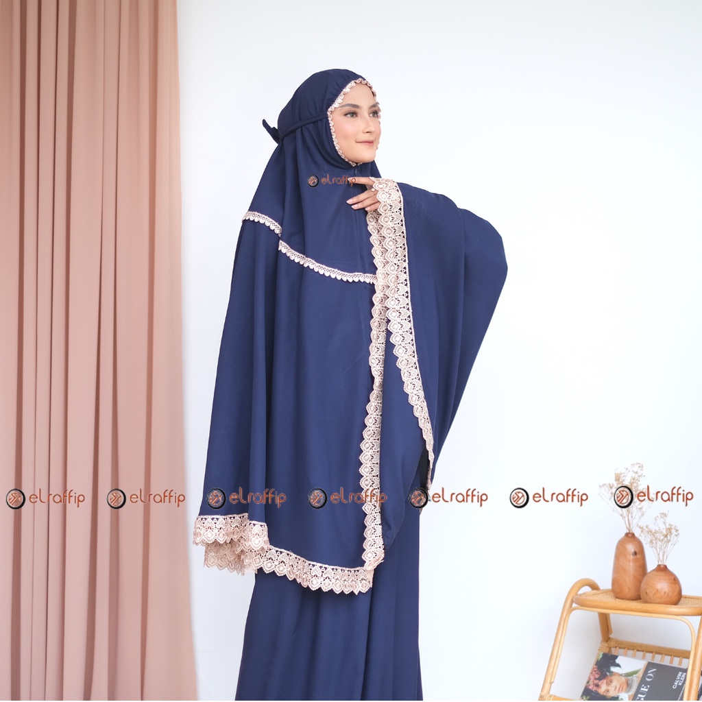 Mukena Dewasa 2 in 1 Katun Renda ShazfaaSeries