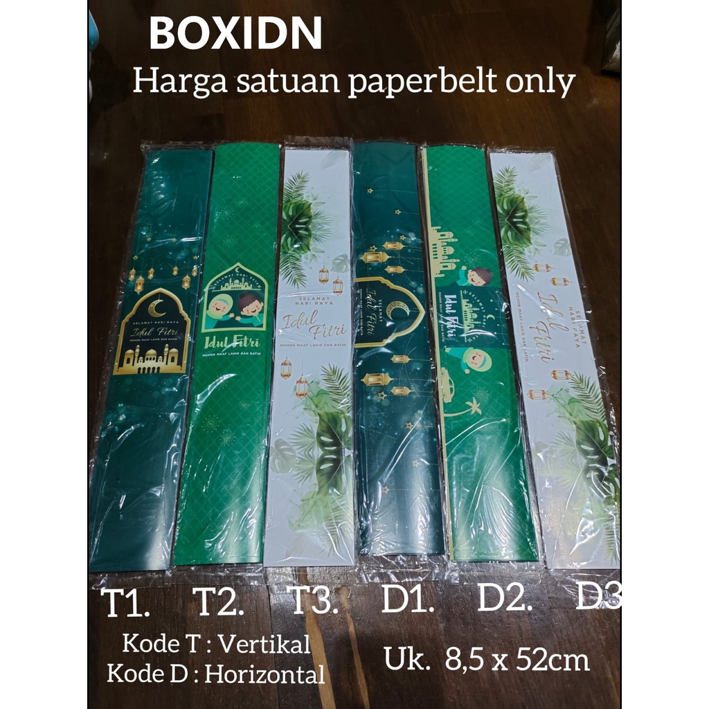 

Satuan Paperbelt Lebaran Paper belt Idul Fitru Hangtag Lebaran Hang tag Idul Fitri Paperbelt Imlek Box Hampers parcel Lebaran PaperbelT