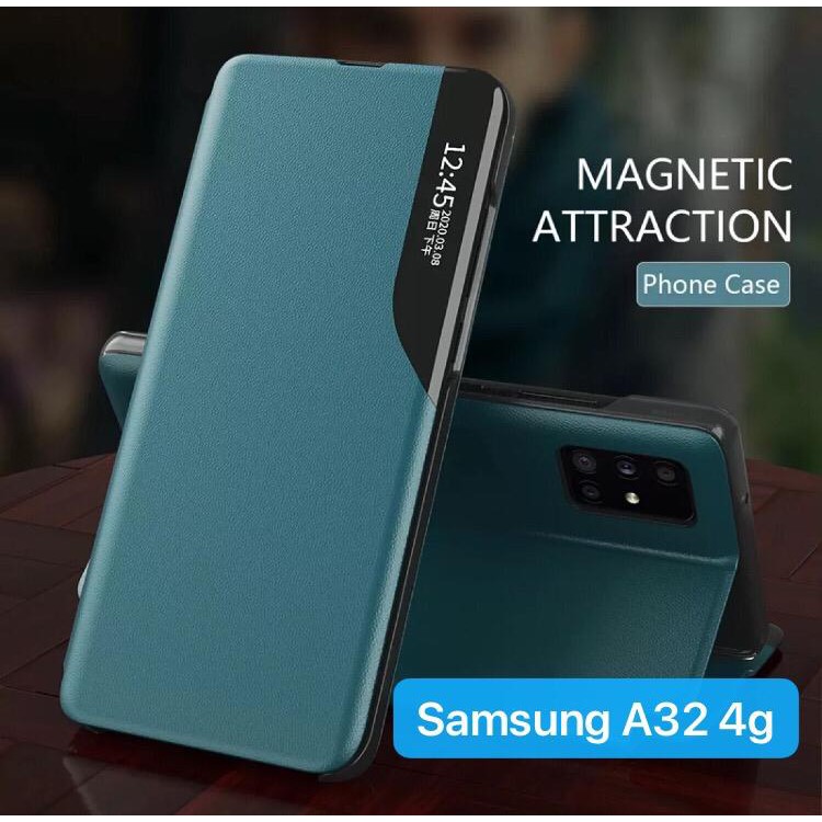 Sarung Samsung Galaxy A32 4g A52 A72 Smart View Kulit
