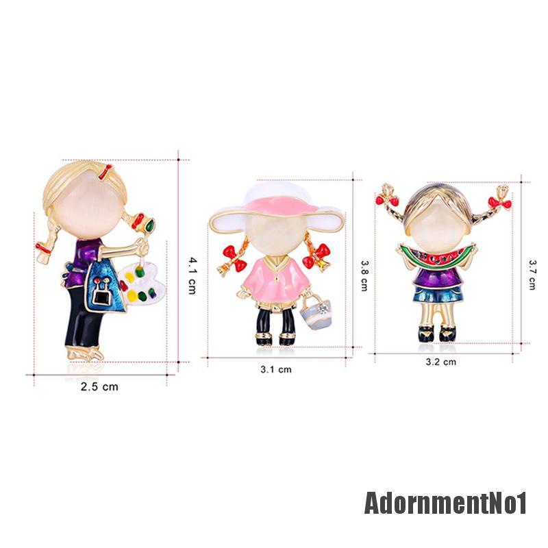 (Adornmentno1) Bros Pin Enamel Desain Ekor Kuda Hias Kristal Aksesoris Wanita