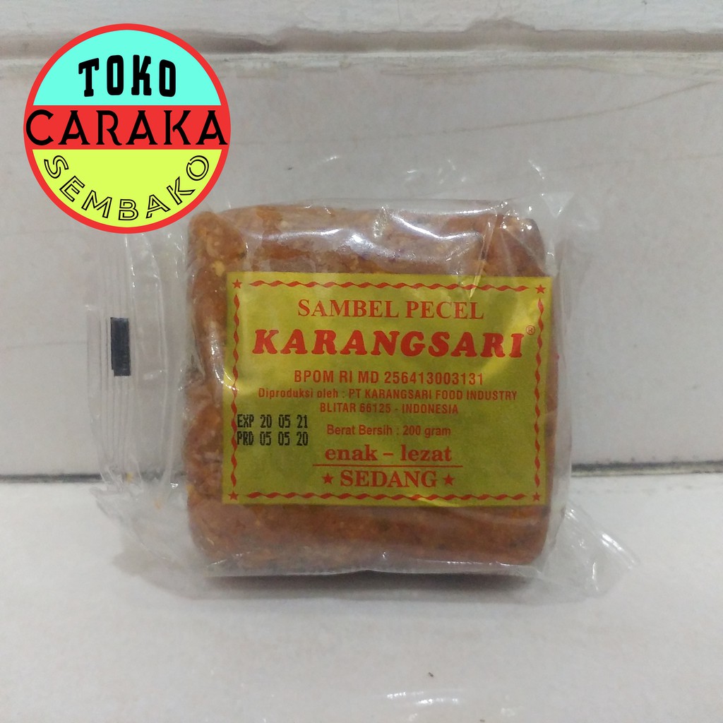 

Sambel Bumbu Pecel - KarangSari 200g (Sedang) - Karang Sari