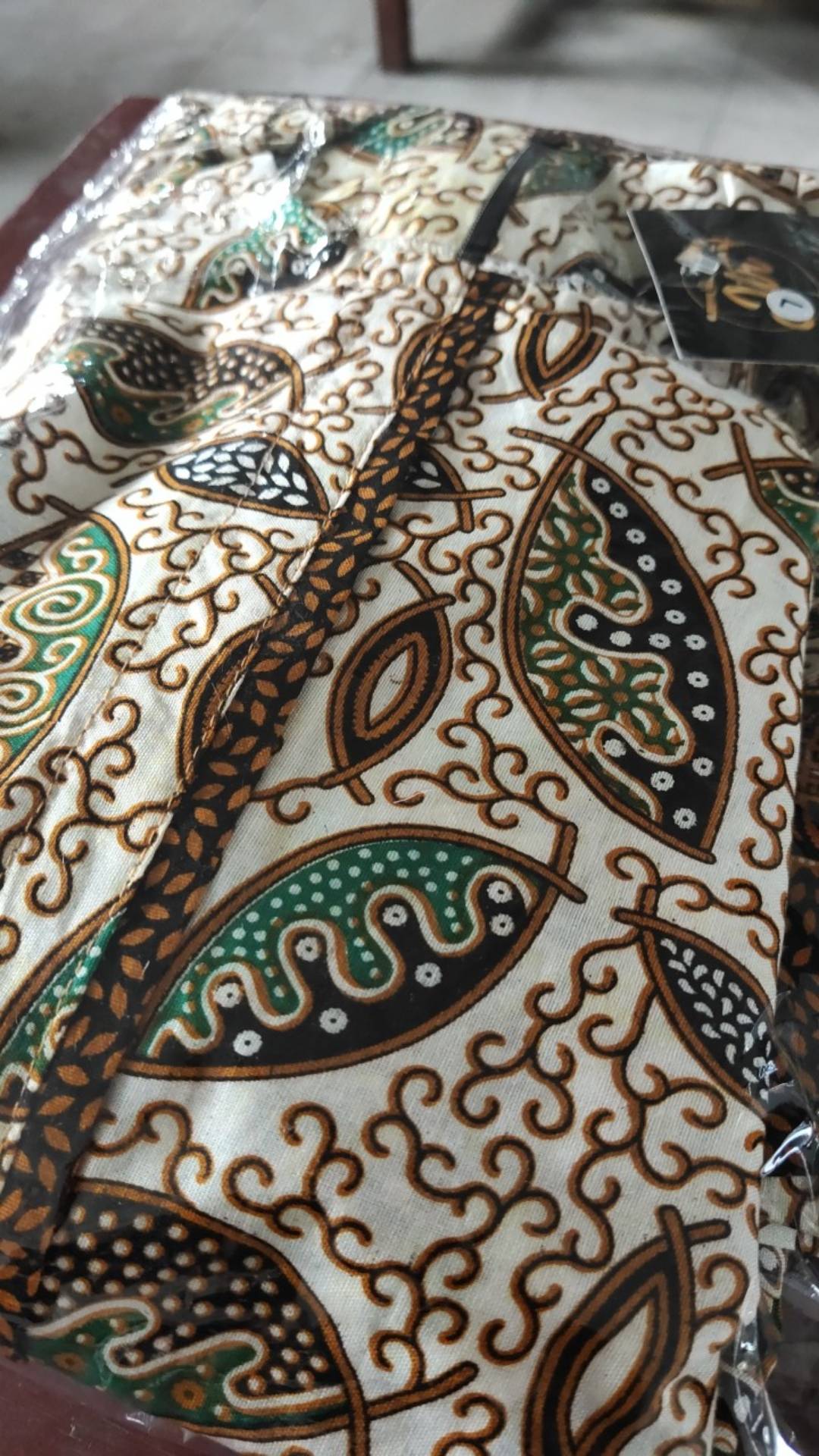 Batik Tunik Wanita Asj Sa Hrb026 Kenongo Kemeja Tosca Pendek