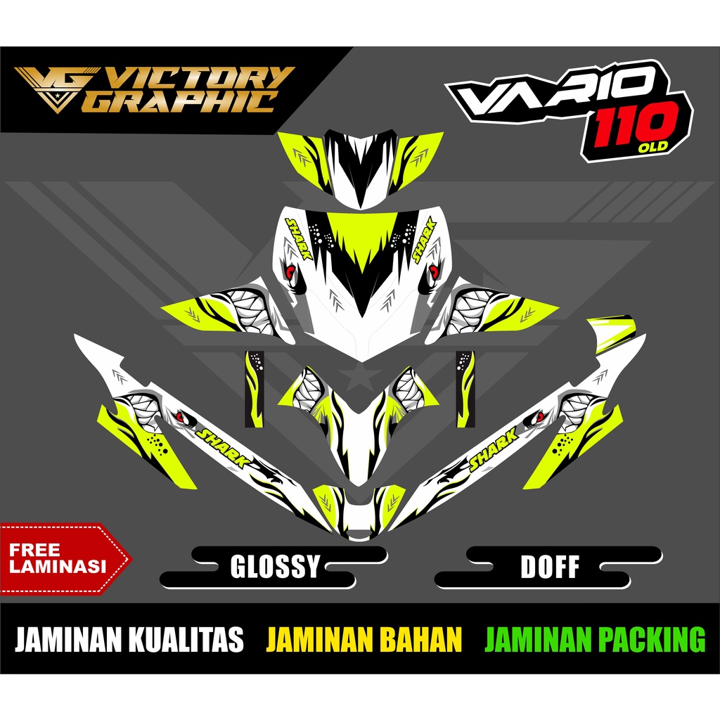 DECAL/STIKER VARIO 110 OLD