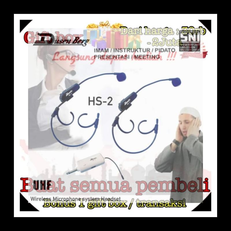 Mic imam Bando 2 Wireless DUSENBERG HS 2 Connect Amplifier Toa