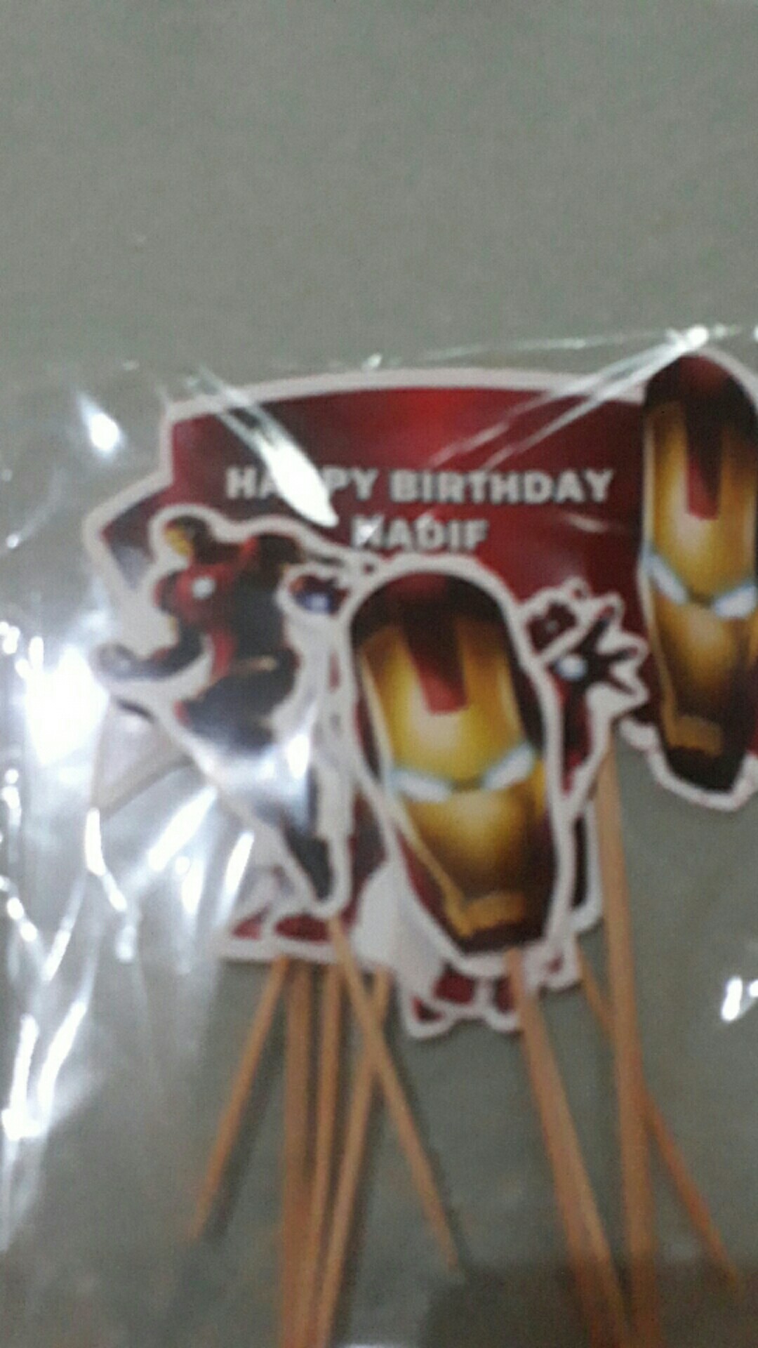 Topper Cake/cupcake, Hiasan Kue Ulang Tahun, Motif Spiderman