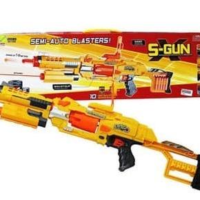 Nerf Asli Murah Semi Auto 7006 Sniper Pistol Tembakan Peluru Busa Soft