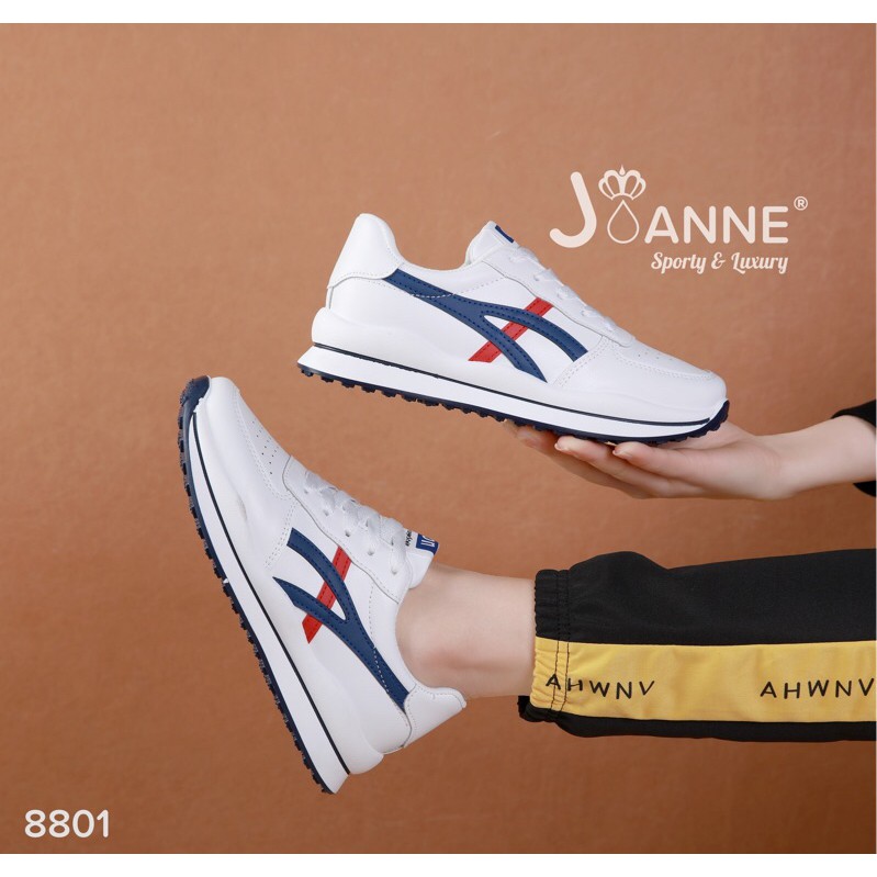 RESTOCK! [ORIGINAL] JOANNE Leather Sneakers Shoes Sepatu Wanita #8801