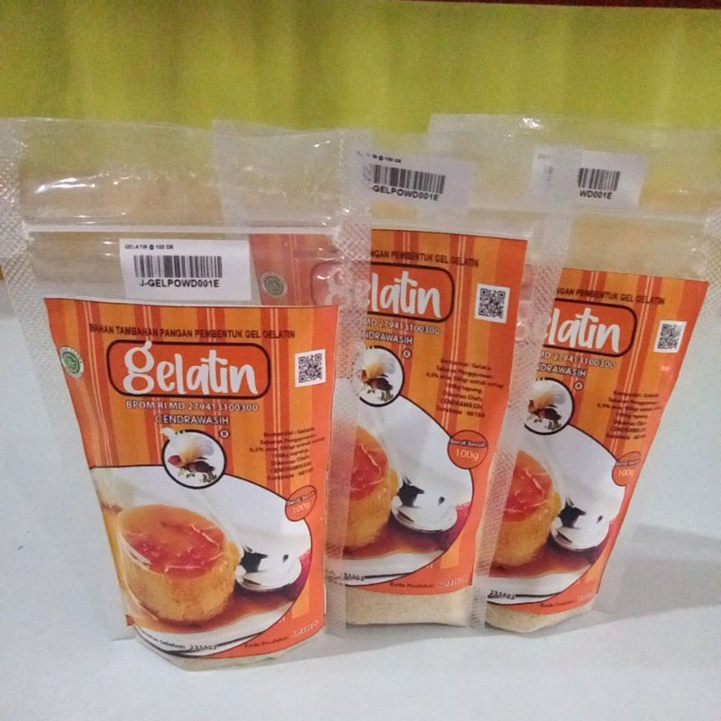 

GELATIN CENDRAWASIH 100g-TASYA KITCHEN