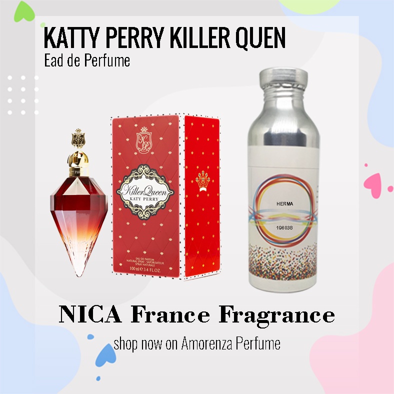 BIBIT PARFUM MURNI KATTY PERRY KILLER QUEEN - DEAD QUEEN NICA FRAGRANCE 500 ML SEGEL PABRIK