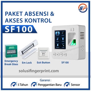 Paket akses pintu SF100 / Access Control Door / Absensi / Mesin Absen