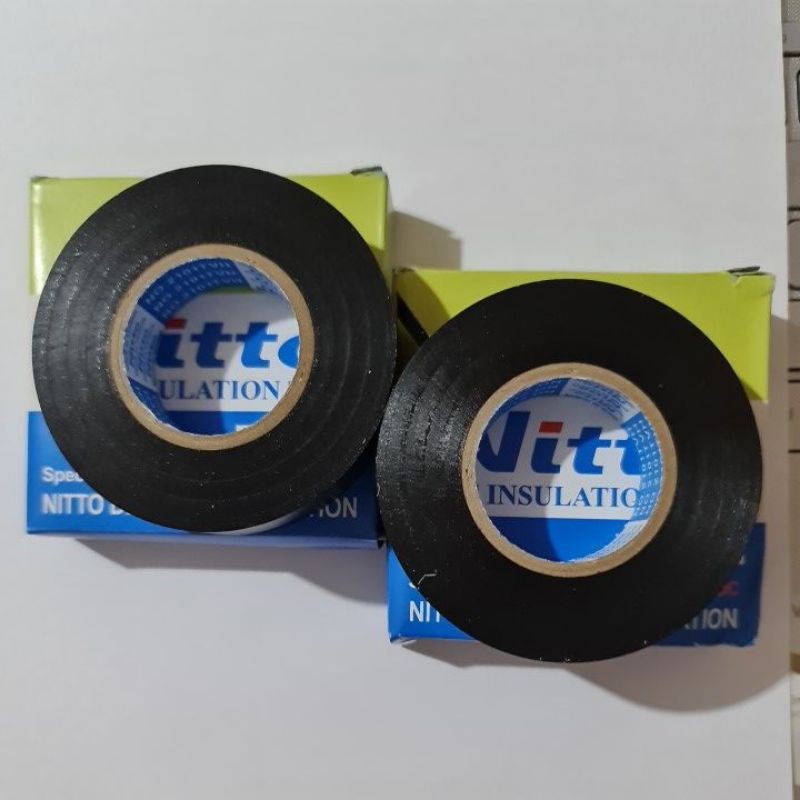 Isolasi/Lakban/Solatip Listrik Nitto 3/4 inch x 30 m