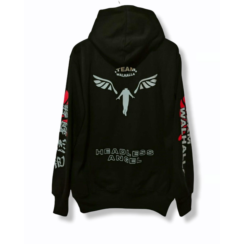 Jaket Sweater Anime Tokyo Revengers Team Valhalla  Hoodie Pullover Jumbo Murah