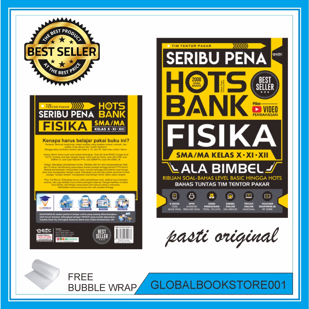 SERIBU PENA HOTS BANK FISIKA SMA MA KELAS X, XI, XII