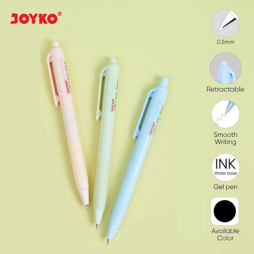 

GEL PEN JOYKO PASPEN WARNA PASTEL GP-337