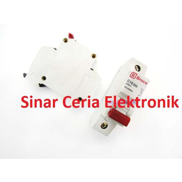MCB Merk BROCO Meteran Listrik Sekring KWH PLN 2A 4A 6A 10A sincer02 Buru Order