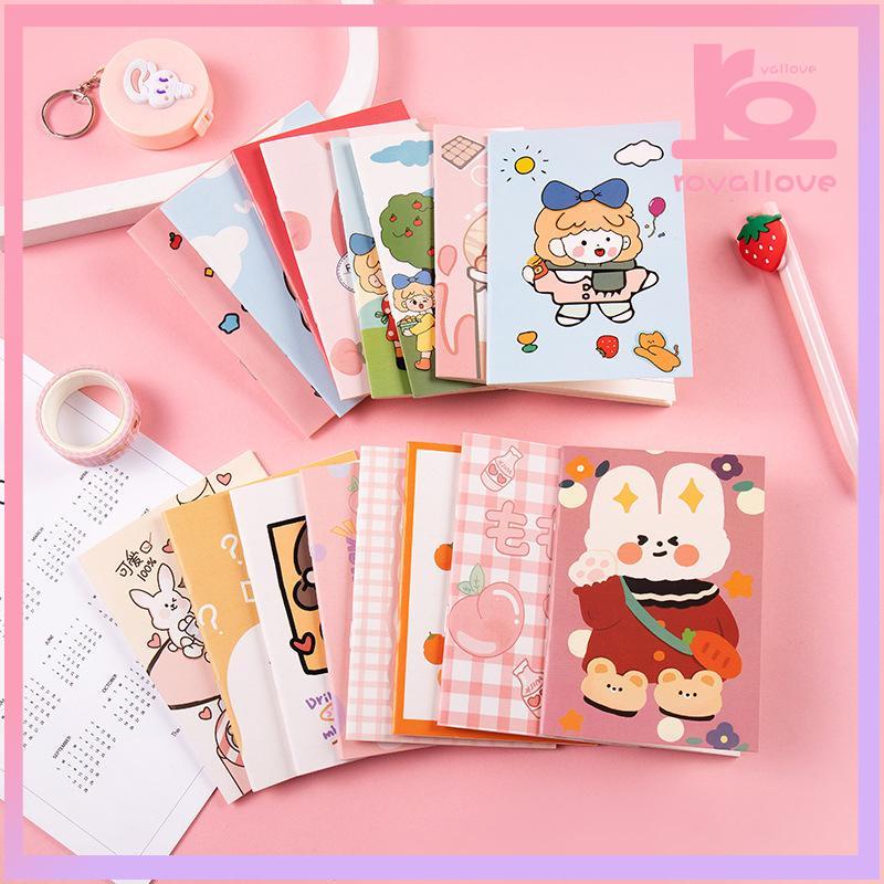 

COD✨Buku Kecil yang Lucu Perlengkapan Kantor Notepad Alat Tulis Siswa Portable Mini Notebook Notepad-love