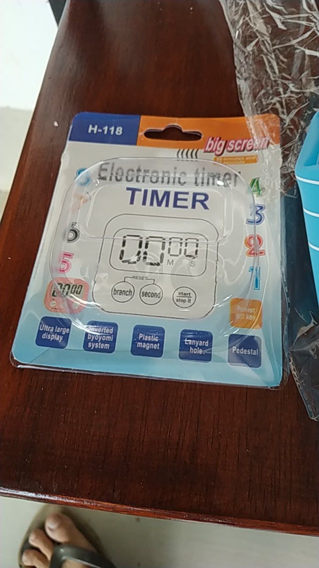 Digital Kitchen Timer Masak Magnet Jam Alarm Stopwatch Alat Dapur