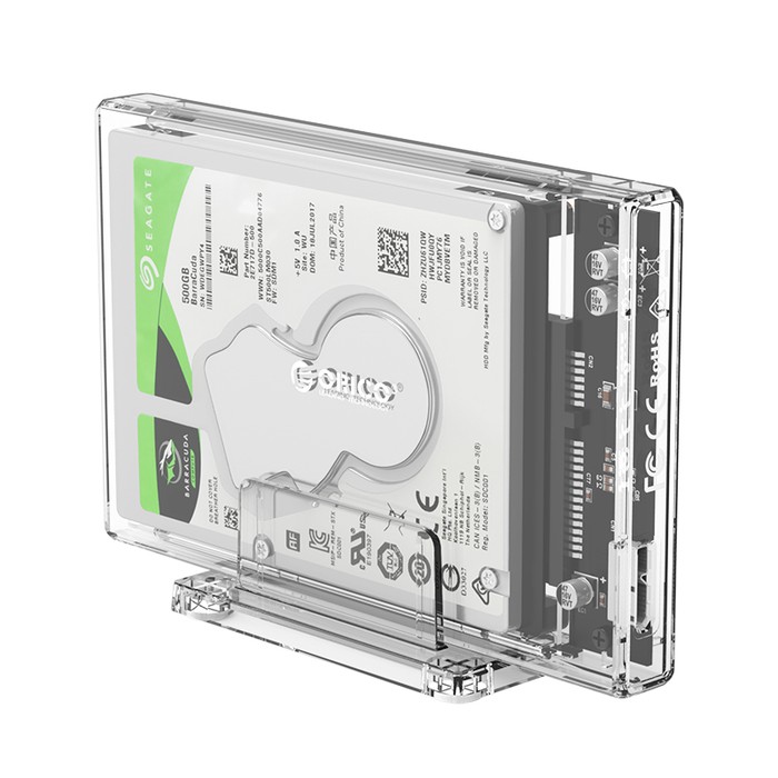 Orico 2159C3 Gen 2 HDD Enclosure 2.5 inch Transparent USB 3.0