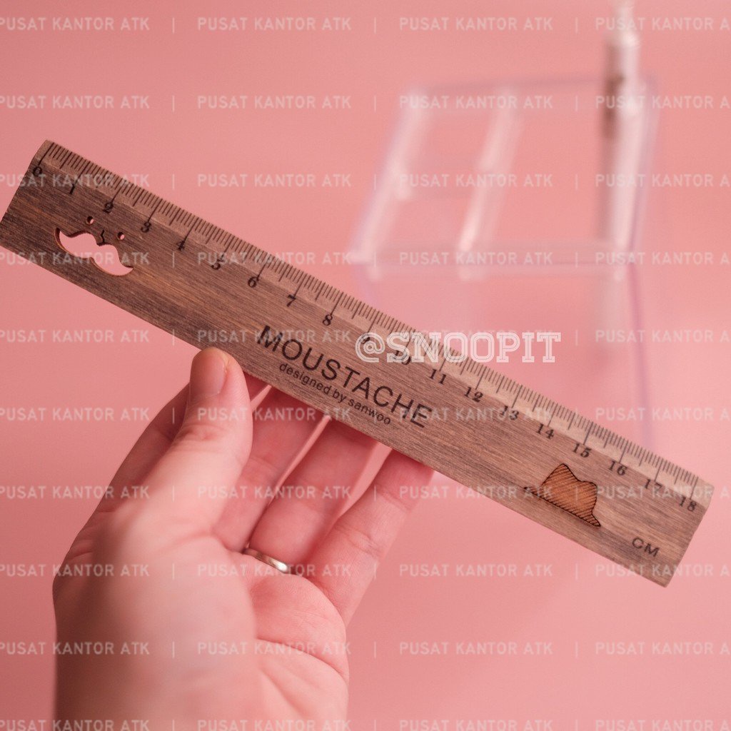 

Penggaris Mistar 18 cm anak korea fancy ruler keperluan sekolah alat tulis Karakter Mustache