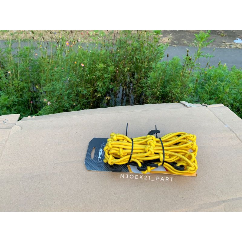 Jaring tali pengikat helmet helm motor import jaring jog jaring jok mantel motor belakang ukuran jum