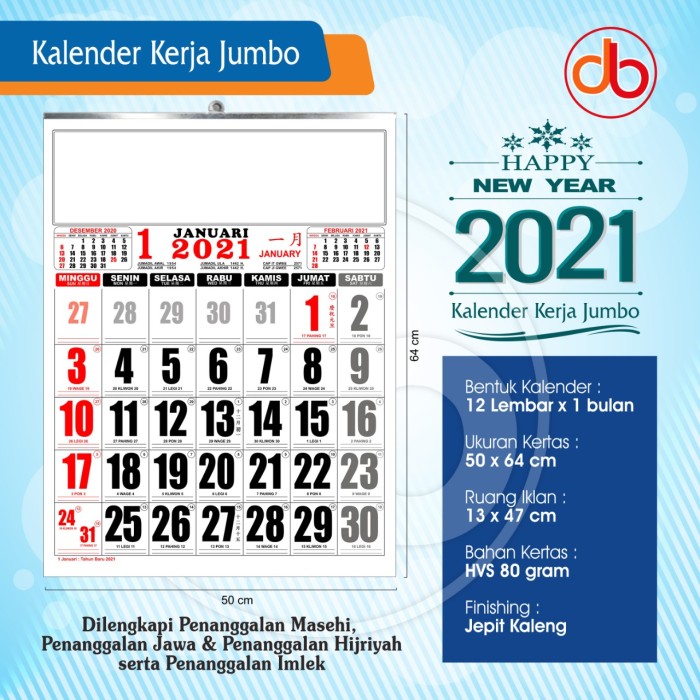 

Kalender Kerja Jumbo 2021